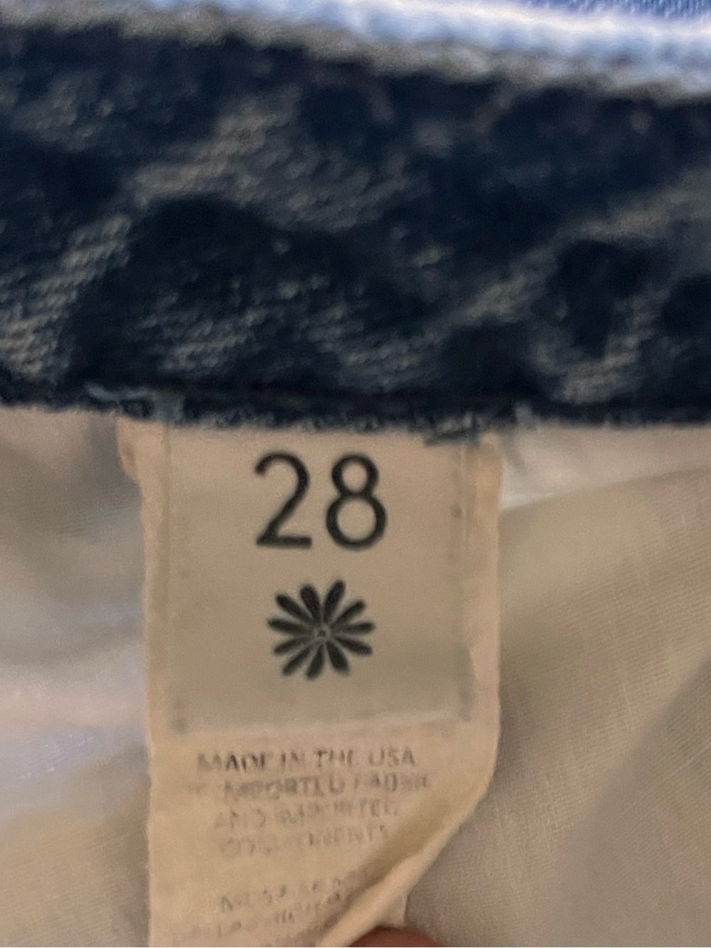 Show Me Your Mumu Blue Distressed Cutoff Denim Shorts Size 6/28 - Picture 4 of 4